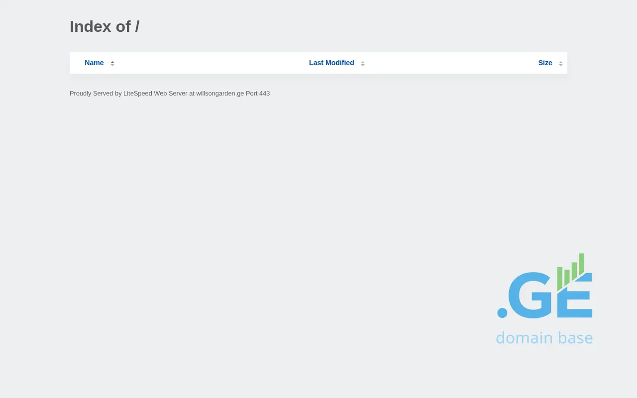 Screenshot of the site willsongarden.ge