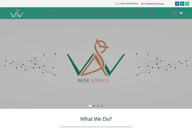 Screenshot of wiseadvice.ge