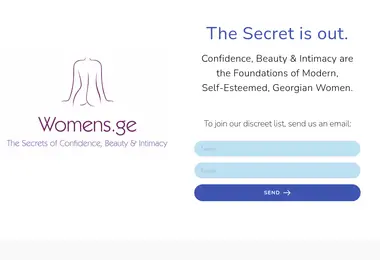 Screenshot of womens.ge