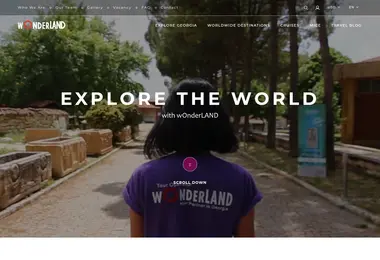 Screenshot of wonderland.ge