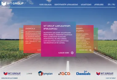 Screenshot of wtgroup.ge
