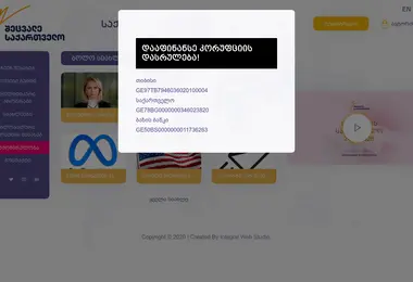 Screenshot of xalxi.ge