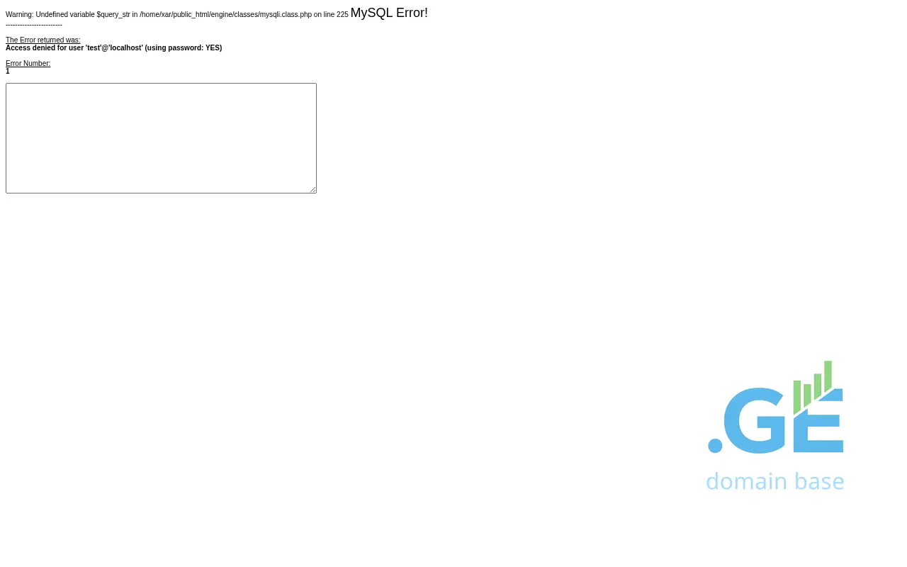 Screenshot of the site xar.ge