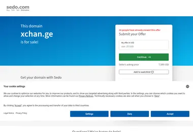 Screenshot of xchan.ge