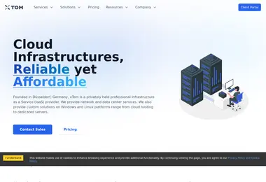 Screenshot of xtom.ge