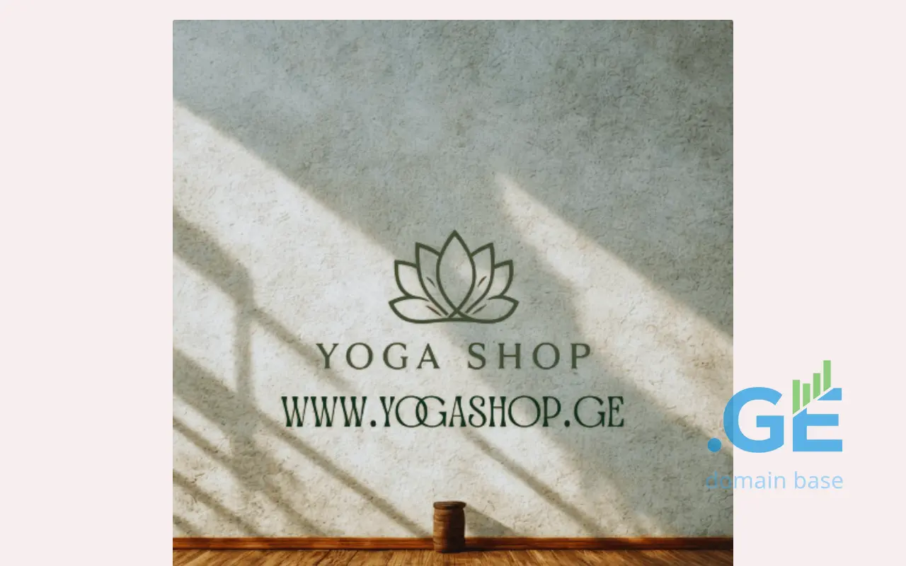 Screenshot of the site yogashop.ge