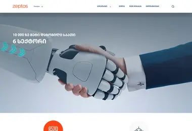 Screenshot of zeptos.ge