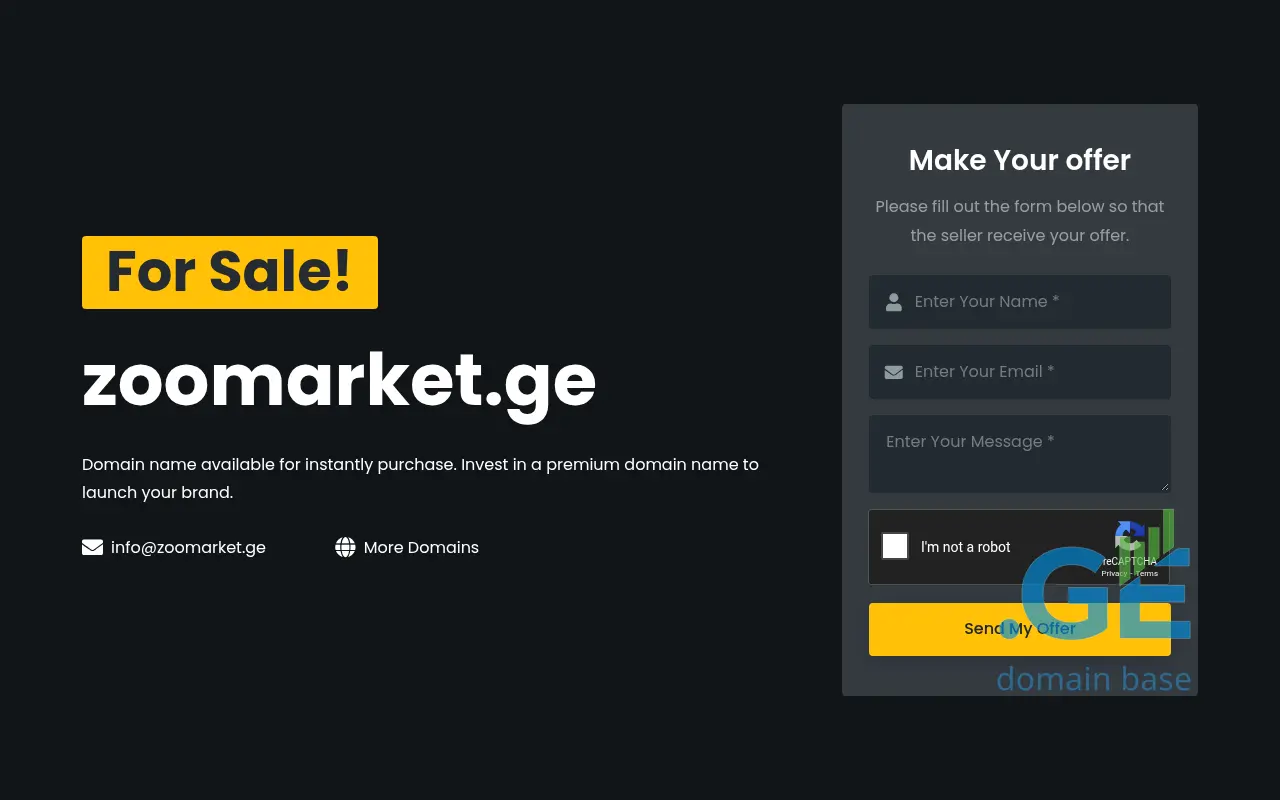 Screenshot of the site zoomarket.ge
