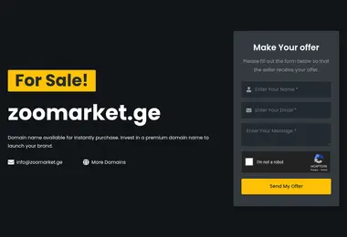 Screenshot of zoomarket.ge