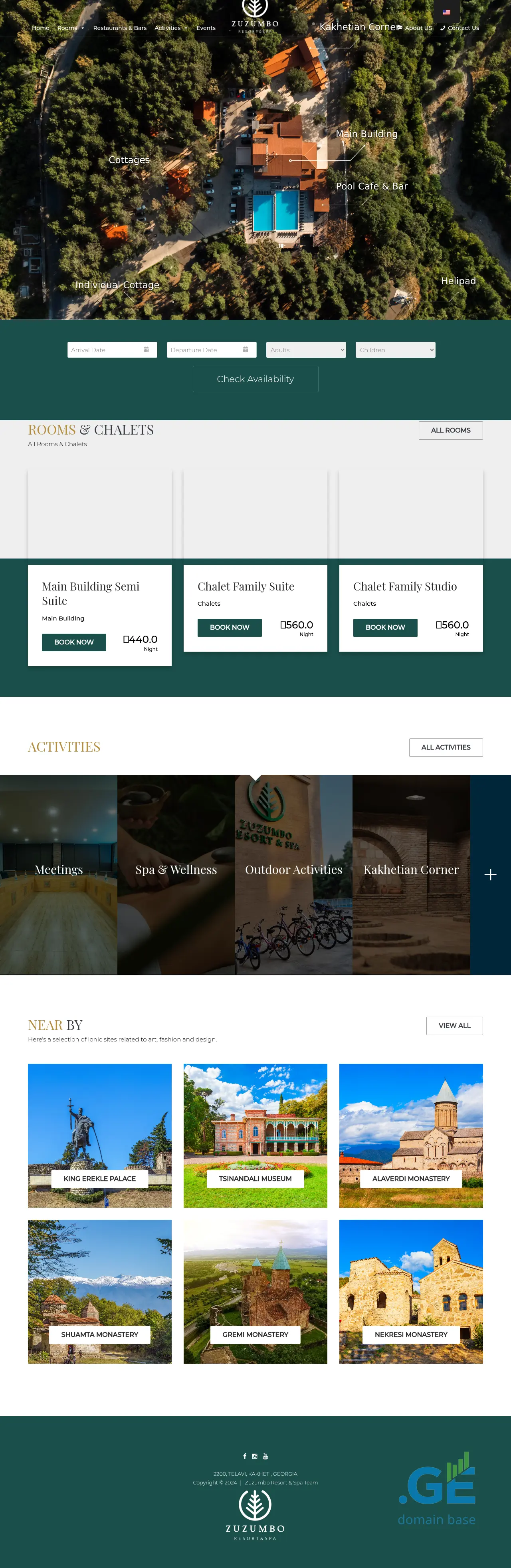 Screenshot of the site zuzumbo.ge